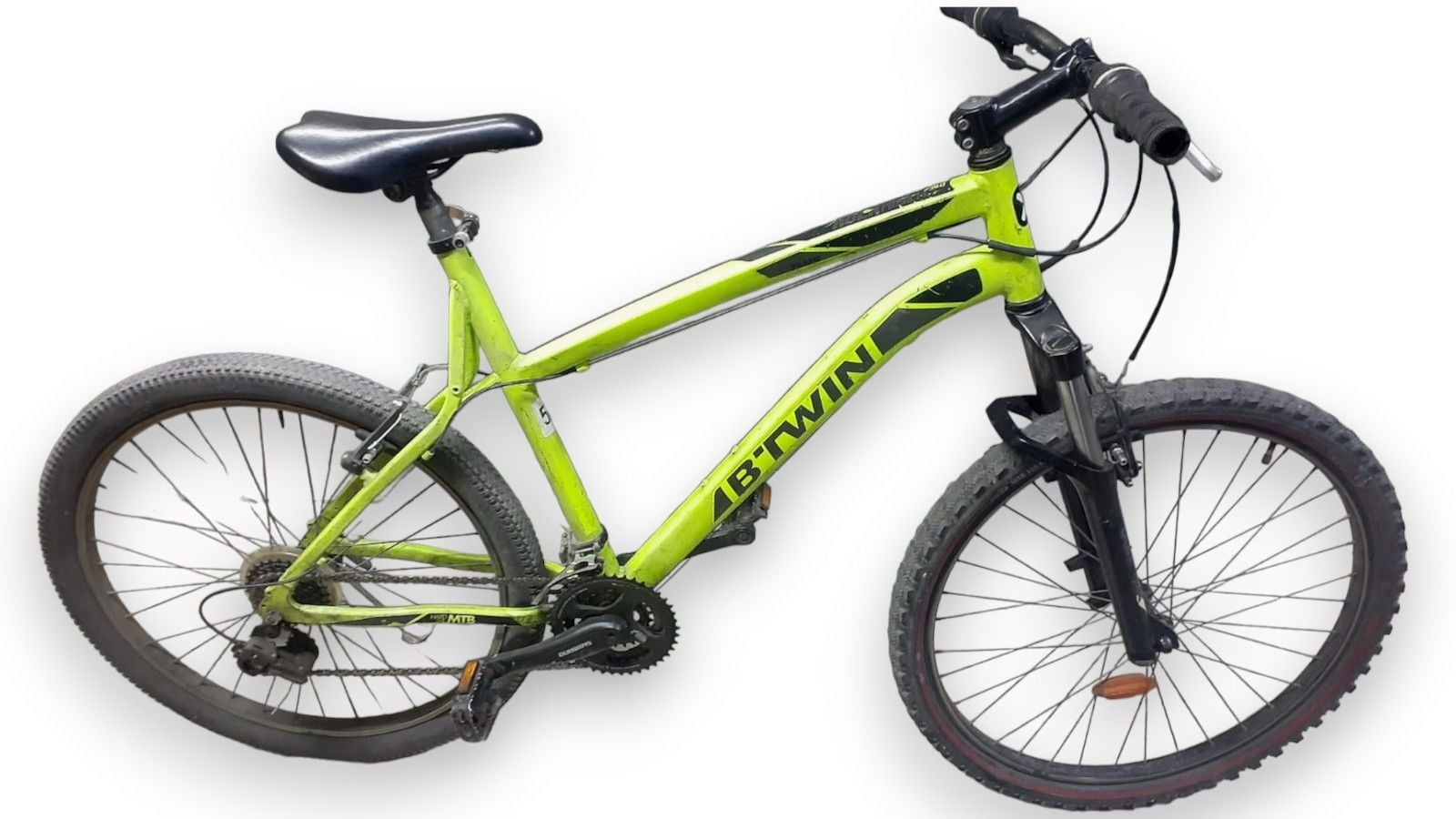 K-51 B'twin Rockrider 340 26''  21s V Lime-Siyah Dağ Bisikleti / Saatlik
