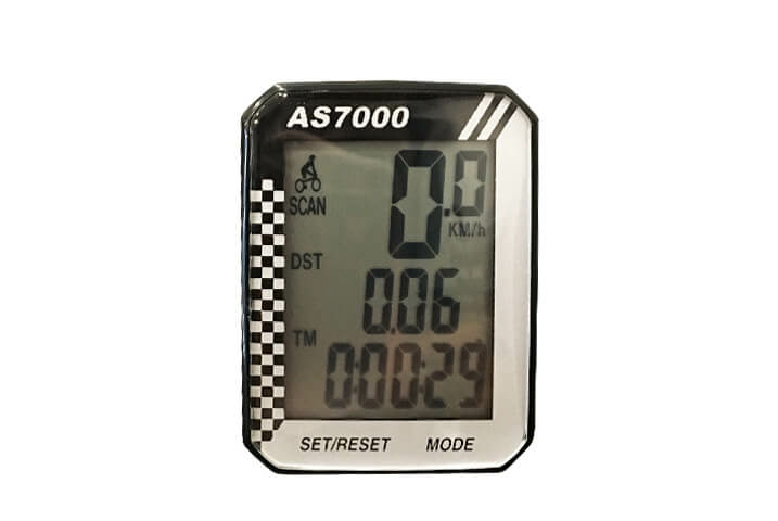 ASSIZE - Kilometre Saati - S-7000-11F - 11 Fonksiyonlu Kablosuz Siyah