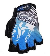 Tex HJ-1503 Kısa Parmak Eldiven Mavi