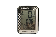 ASSIZE - Kablolu Kilometre Saati - S-7000-11F - 11 Fonksiyonlu Siyah